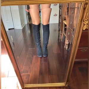 Black knee high boots